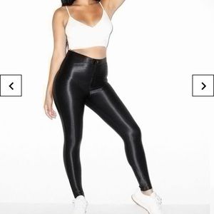 ✨NEW AMERICAN APPAREL Disco Pant / Leggings Black - Never Worn!
